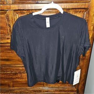 Lululemon Nwts Lightweight Tennis Crewneck T-shirt Waist Length Sz 10